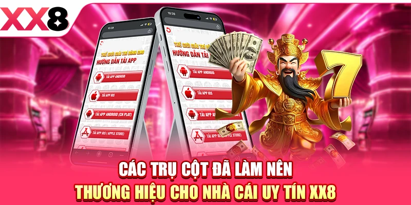 Các trụ cột đã làm nên thương hiệu cho nhà cái uy tín XX8